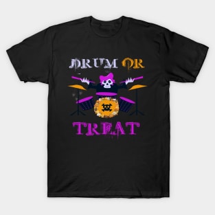 Drum or Treat Halloween T-Shirt